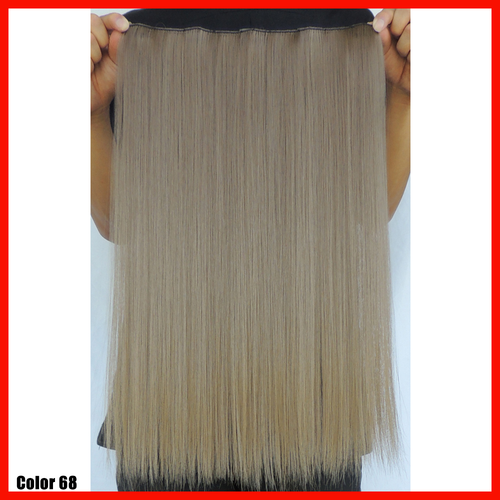 20 inch 50g cheap clip in hair extensions sintetico mega hair extension