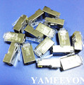 100PCS LOT High quality gold plating CAT5e Shielded RJ45 plug Connector metal shielded RJ45 adapter Shipping