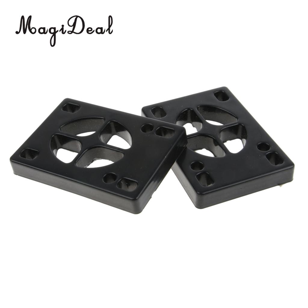 2pcs Longboard Skateboard Risers Shock Pads Truck Mounting Hardware Tools