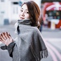 Studios Echarpe Luxury Brand Scarf Unisex 2016 Female Male Cashmere Scarf Pashmina Tassels Women Men Wrap