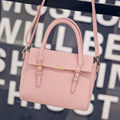 Embossing Bag 2016 New Fashion All match Handbag Flap Magnetic Button Bag Women Desiger Simple Shoulder