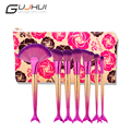 Best Deal New Fashion 7PCS Soft Hair Mermaid Tail Make Up Foundation Eye Shadow Blush Cosmetic