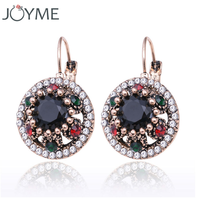 Buy New Fashion Women Round Crystal Rhinestones