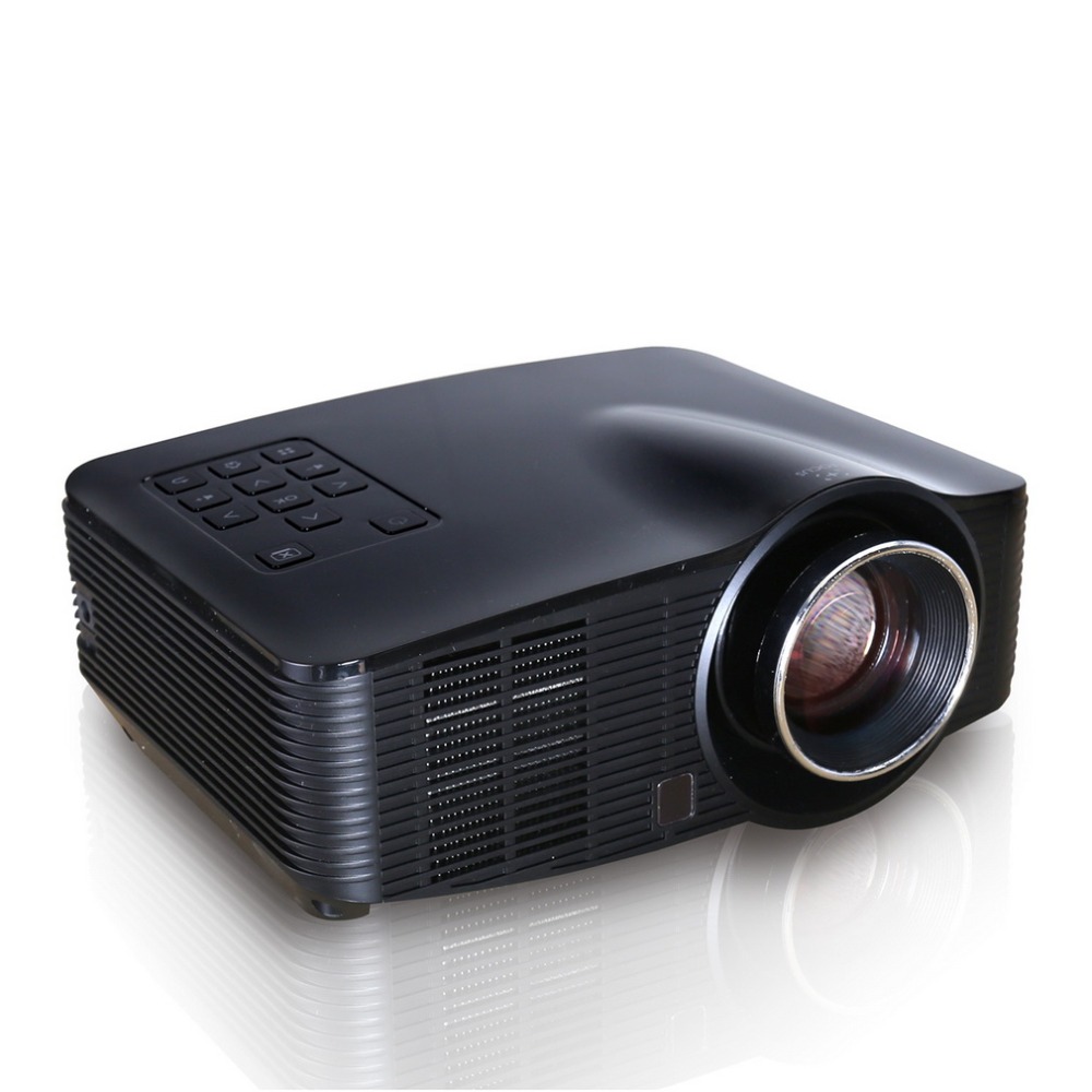 Protable Mini LCD Projector HDMI LED Multimedia Player Video Movie Home Cinema Theater TV Beamer Projector Proyector US EU Plug
