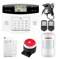 Russian French Spanish English Voice Wireless GSM PSTN Home Security Alarm System Remote Control 99 Wireless