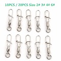 High Quality 10 20 Pieces Size 2 3 4 6 Ball Bearing Swivels Crane Duo Lock