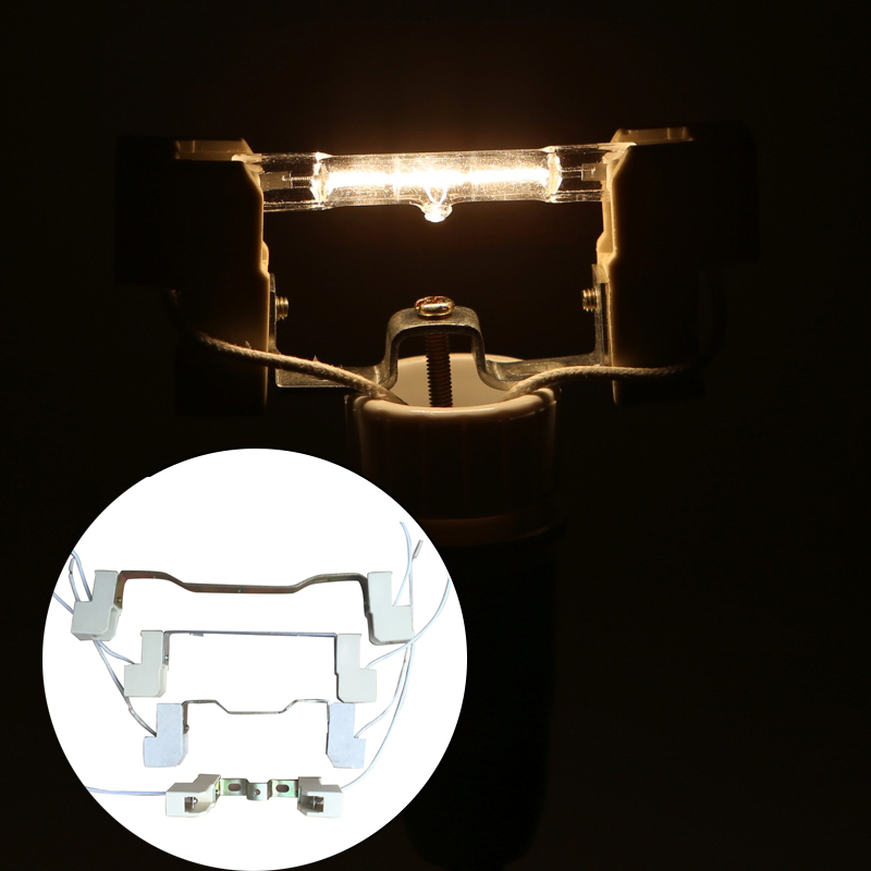 118mm R7S Bulb Socket Lamp Holder Connector Metal Handle For Flood Light HM