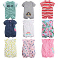 Brand 2017 Summer Baby Rompers Short Sleeve Baby Girls Clothing Kids Jumpsuits Newborn Baby Boy Clothes