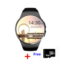 2017 New Product KW18 Smart Watch Android IOS Smart watch Bluetooth Reloj Inteligente SIM Round Heart
