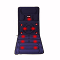 8 Mode Full Body Massager Far Infrared Massage Relieve back fatigue Mattress Cushion Vibration Head Body