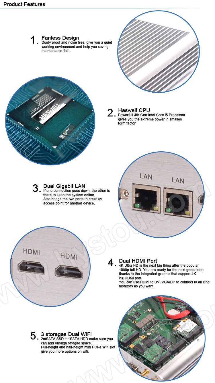 Features of fanless mini pc