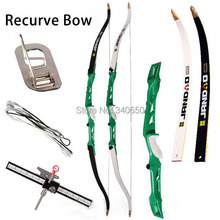 Composite Materials 38lbs Recurve Bow Glass and Steel Arrow Rest For Hunting Training