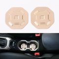 Aluminium Alloy Cup Mat Fashionable Style Cup Pad Drink Coasters Stickers for Renegade 2015 2016 Car