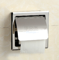 Free Shipping Wholesale And Retail Stainless Steel Roll Toilet Paper Holder Wall Mounted Polished Chroome Toilet