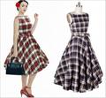 Hepburn wind 2016 summer high end fashion Loose big yards Women s dress Elegant temperament Round