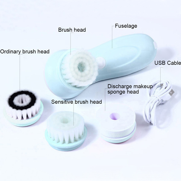 electric facial cleansing brush