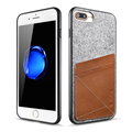 iVAPO for iPhone 7 Plus case Business Style Trendy Slim Protective Design Genuine Leather Pocket Premium
