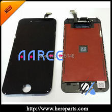 5pcs/set + Free shippig 100% tested guarantee for iPhone 6 LCD screen digitizer Assembly with frame Replacement Black