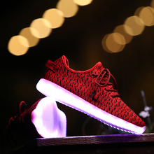 2016 New Style Men’s Shoes Bright Led Light Bright Adult Men And Women Couple Casual Men