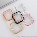 New Stainless Steel Alloy Metal Frame Holder Shell Case For Apple Watch iWatch 38mm 42mm Protector