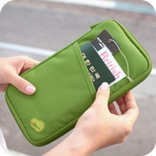 2015 New Colorful Travel Wallet Passport Ticket ID Credit Card Holder Cover Organiser Bags handbag Zip