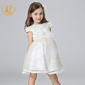Nimble New Summer Dresses for Flower Girls Embroidery baby dress for wedding party elegant school kids