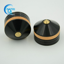 Free Shipping 20pcs 39*33mm Black Aluminum Speaker Amplifier Feet Pad for CD Player Computer Chassis DAC Machine Feet