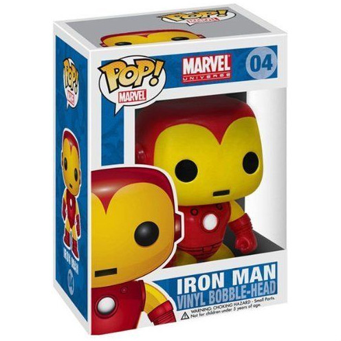 Funko POP Official MARVEL - Classic Iron man Red Vinyl Figure Collectible Model Toy with Original Box