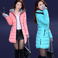 Womens Winter Jackets And Coats 2016 Thick Warm Hooded Down Cotton Padded Parkas For Women s