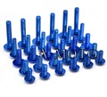 Free Shipping Motorcycle Aluminium Fairing Bolts Fastener Clips Screw For JR FJR 1300 1200 FZR 1000
