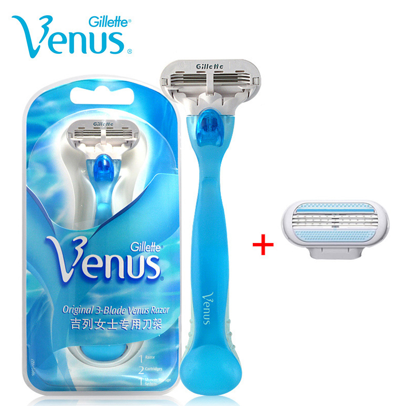 Gillette Venus Blue Lady Razors Shaving Razor For Girls Hair Cutters (1