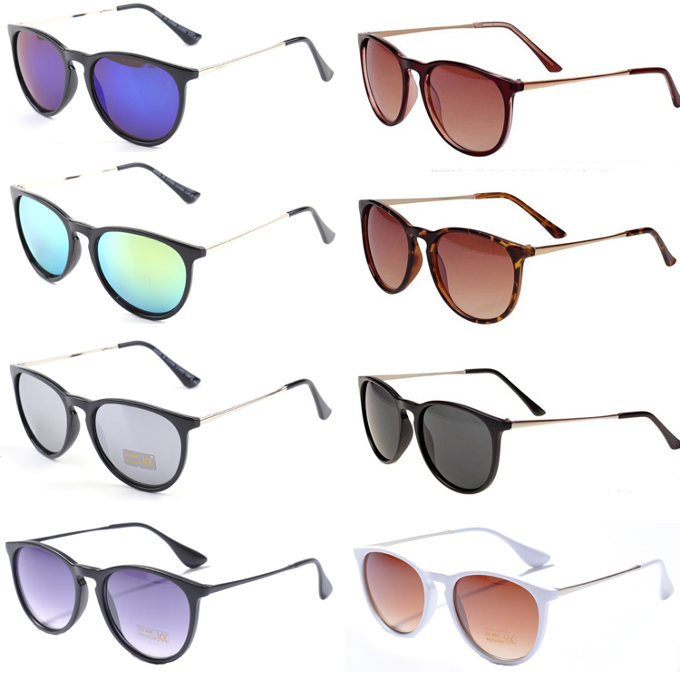 New 2016 Women Coating Sunglasses Brand Designer Men Vintage Oculos Gafas Round Glasses Retro Men Sp
