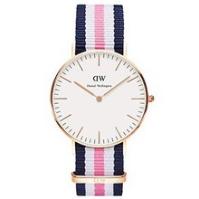 Hot 18 Color Top Brand Men Women Daniel Wellington Watch Luxury Style DW Watches  Nylon Strap Military Quartz Wristwatch Reloj