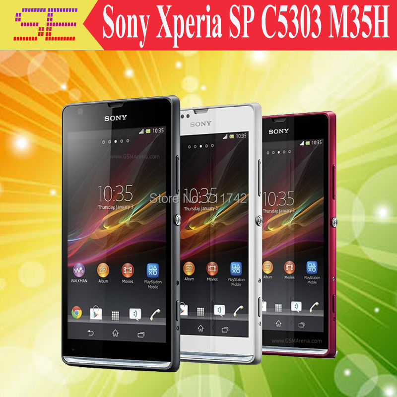Unlocked Sony Xperia SP Cell Phone M35h C5303 C5302 3G 4G Android GSM 3G WIFI GPS