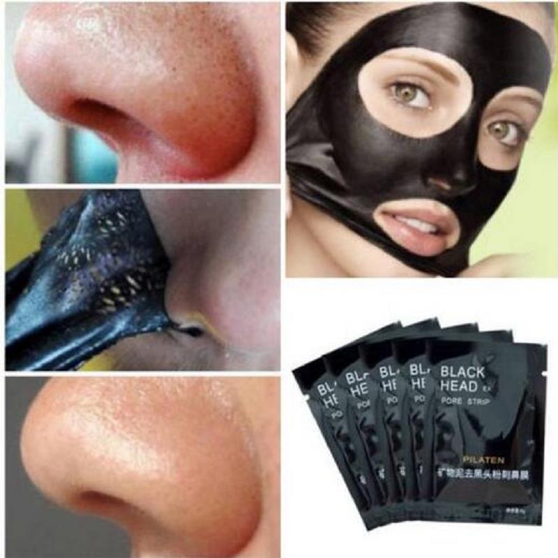 Image of 2 Pcs Pilaten Blackhead Remover Mask Pore Cleanser for Nose and Facial Deep Cleaning Purifying Peel Off Black Head
