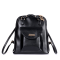 Fashion Simple Black Backpack Women Trendy Korean Stylie Designer Solid Color Shoulder Bag High Quality Crossbody