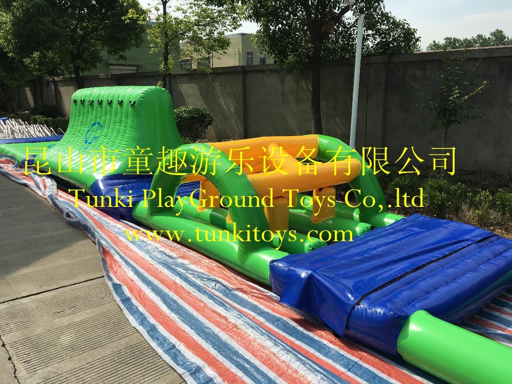 inflatable water obstacle course