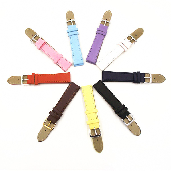 Image of Plain weave PU leather strap Watchband 12mm, 14MM, 16MM, 18MM, 20MM watch band 2016 new Candy colors clock Straps for watches
