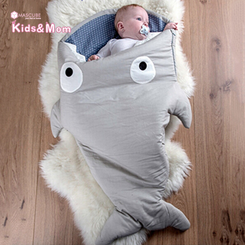 Hot Sale Baby Blankets Newborn Animal Shape Infant Swaddle Sleeping Bag Baby Bedding Envelope for Newborns Mermaid Tail Blanket