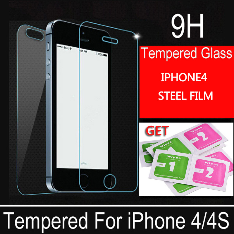 Image of Protective Glass For iPhone 4/4s Glass for iphone 4s tempered glass front protective glass the screen on the Iphone 4s