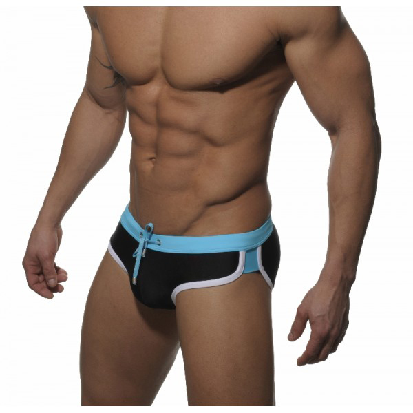 Image of 2015 Mens Sexy Swimming Briefs Patchwork Water Sports Men's Swimming Trunks Sea Beach Shorts Slim Swimwear Pants
