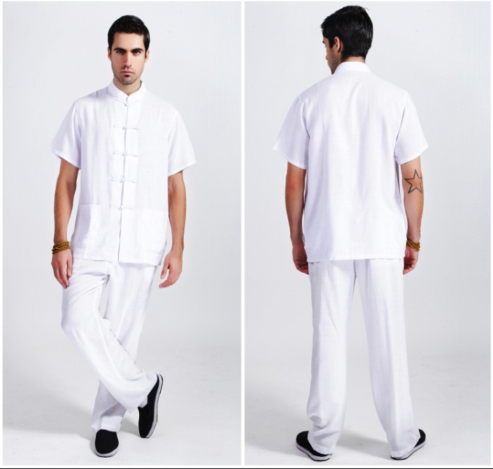 Mens White Linen Short Set Promotion-Shop for Promotional Mens ...