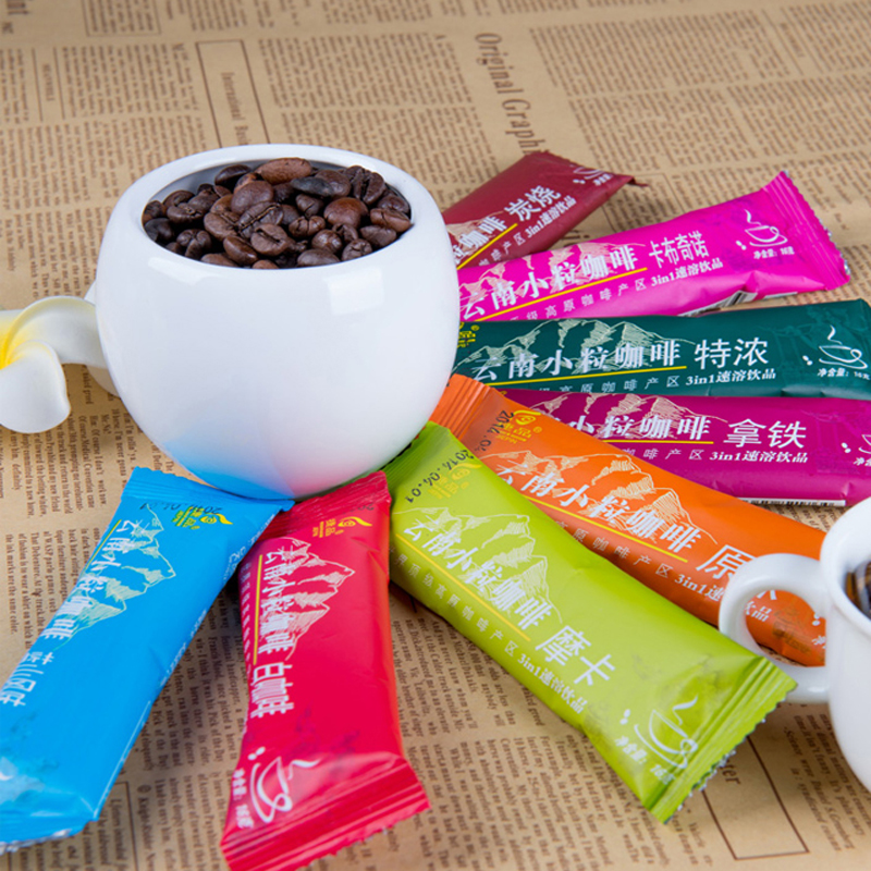 High quality Vietnam Coffee Baking charcoal roasted Original green food Small grain coffee 8 kinds flavors