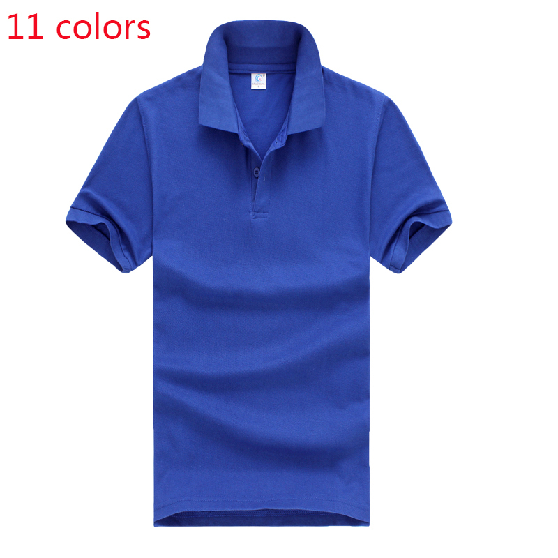 11 colors Summer New Short Sleeve Cotton Polo shir...