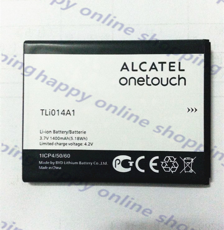 1400   TLi014A1  Alcatel   4012 OT-4012A  OT-5020 M -  Batterij Bateria