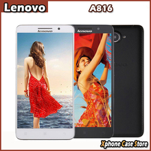 Original Lenovo A816 8GB ROM Smartphone 5 5 inch 1GBRAM Snapdragon MSM8916 Quad Core 1 2GHz