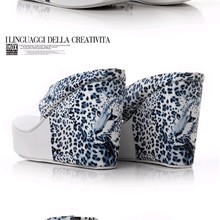 2016 New Style Women High Heels Flip Flops Platform Wedges Slippers Girl s Fashion Summer Beach