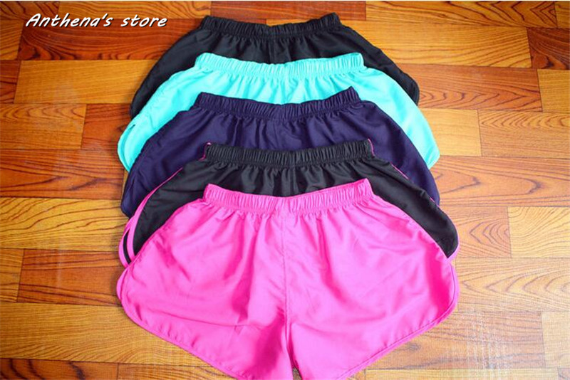 Image of 2015 New Arrival Summer Lady Jogging Quick-Drying Women Short Running shorts Elastic Waist Candy Colors slim gym plus size