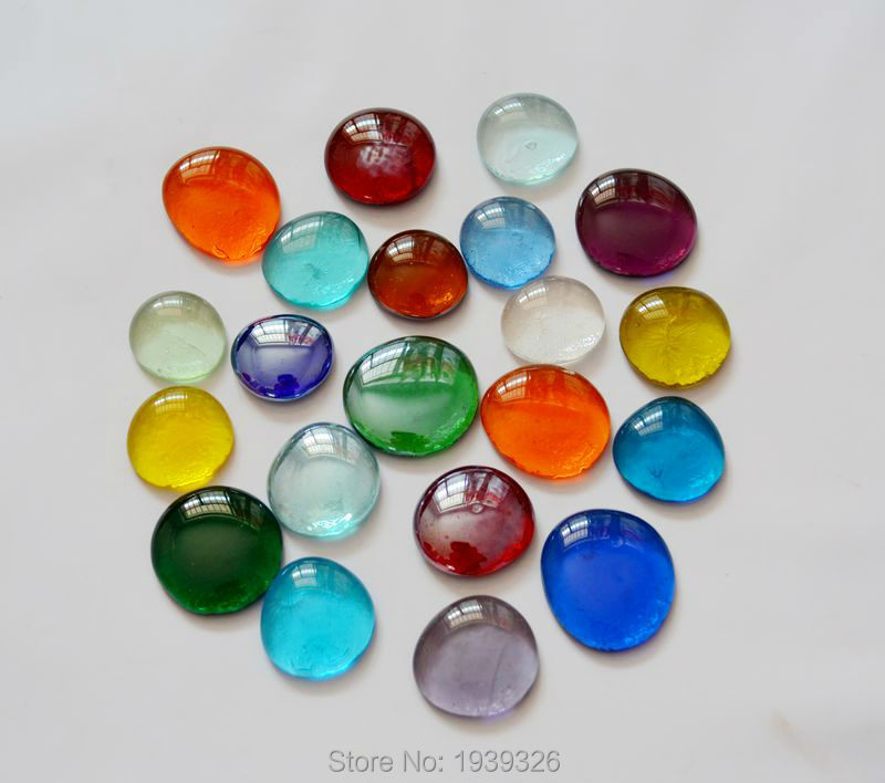 app 80 SOOTHING IDEAS 1kg Turquoise/Aqua Glass Pebbles 30mm Home Garden Wedding Craft Aquarium Memorial