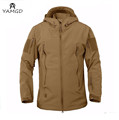 2016 Lurker Shark Skin Softshell Jacket Men Pure color waterproof high grade Crocodile fashion slim fit